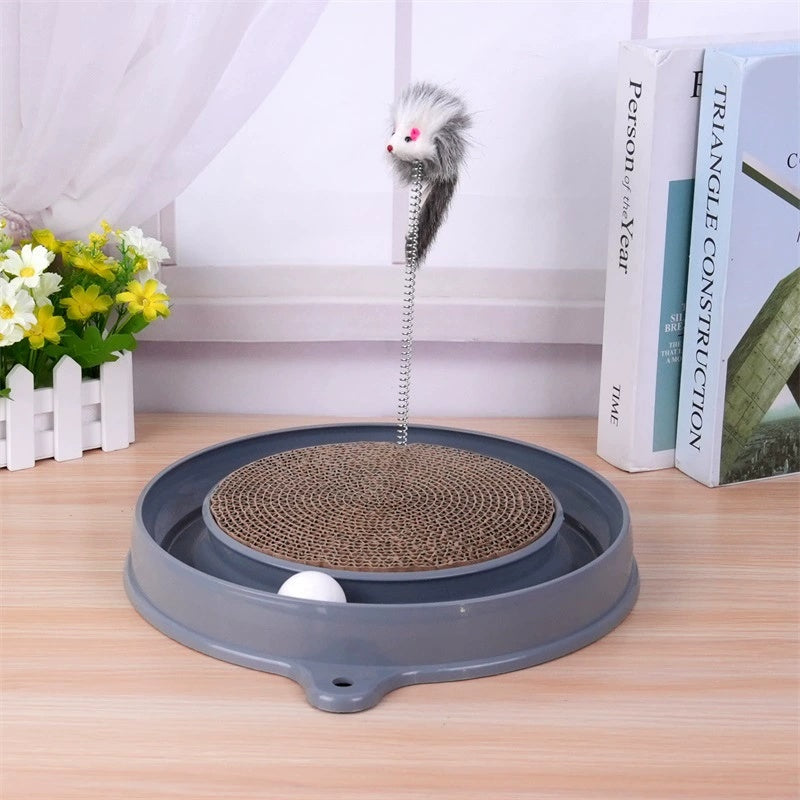 Multi-functional Scratching Entertainment Board for Cat Stimulation