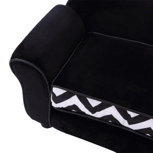 PawHut Sofa Bed with Wooden Frame Universal for Cats & Dogs