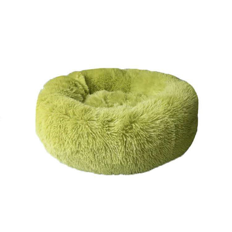 Plush, Soft Round Donut Bed for Cats & Small Dogs
