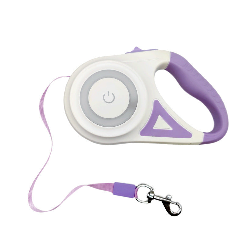 Retractable Leash with LED Lights for Cats & Dogs