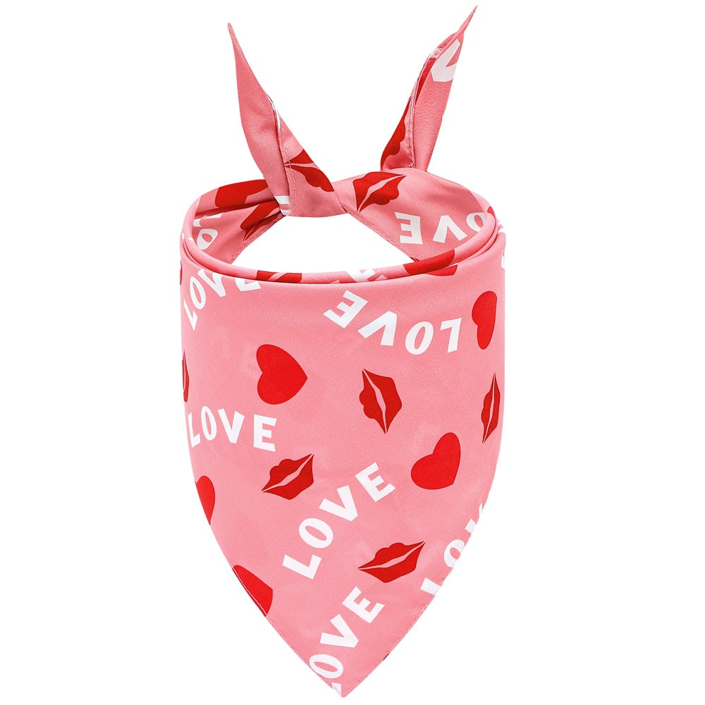 Valentine's Day Pet Scarf for Cats & Dogs Pets Possessions LLC