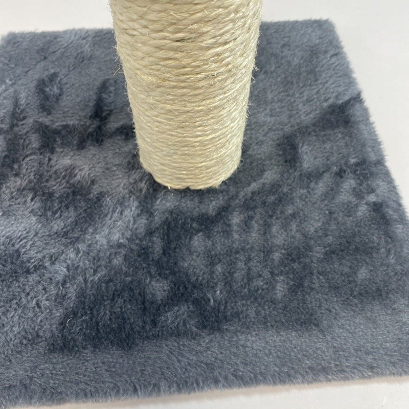 Cool Navy Blue Cat Climbing Frame & Scratching Post with Swing Toy for Cat Stimulation Pets Possessions