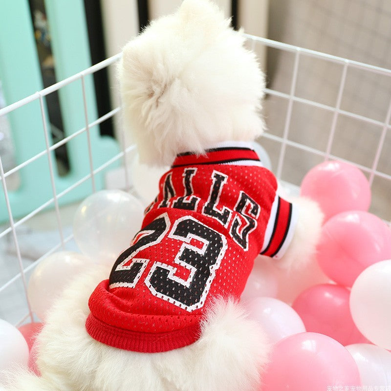 Eye-catching Sporty Jersey Vest Universal for Cats and Dogs Pets Possessions