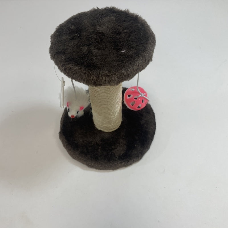 Cat Climbing Frame with seat and Scratching Post with Double Toys Pets Possessions