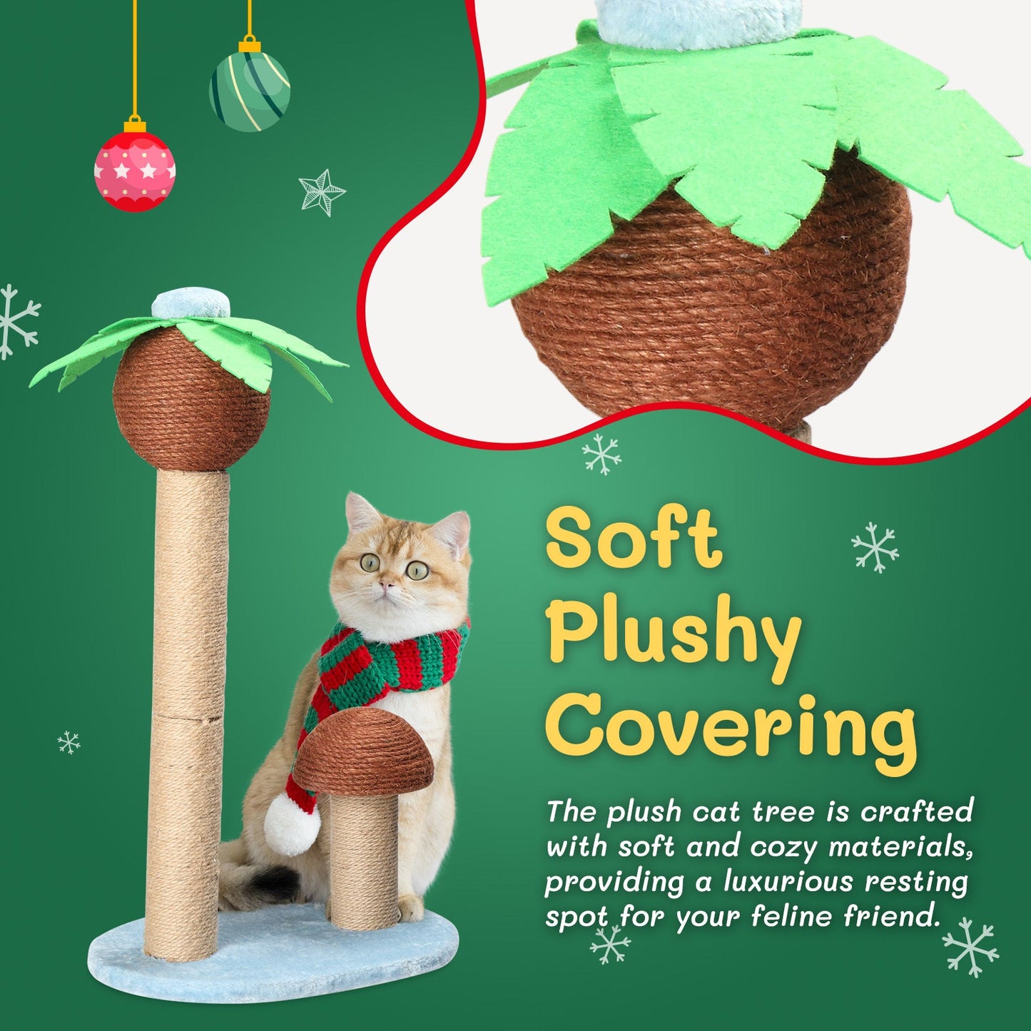 Palm Tree Pillar Sword Hemp Cat Scratching Post Pets Possessions
