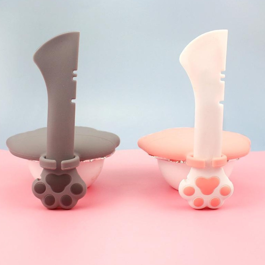 2-in-1 Short-scoop Can/Jar Opener + Scooper for Pet Food Pets Possessions