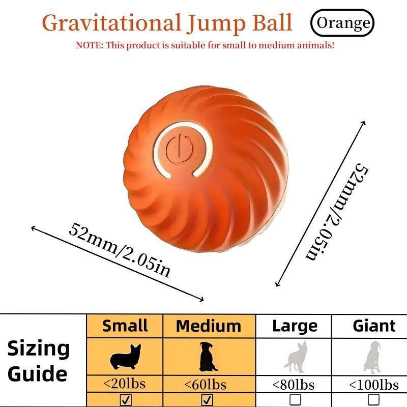 Pet Bouncing Ball Great for Exercising, Training and Pet Stimulation for Cats & Dogs Pets Possessions