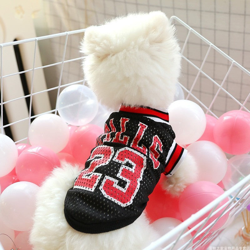 Eye-catching Sporty Jersey Vest Universal for Cats and Dogs