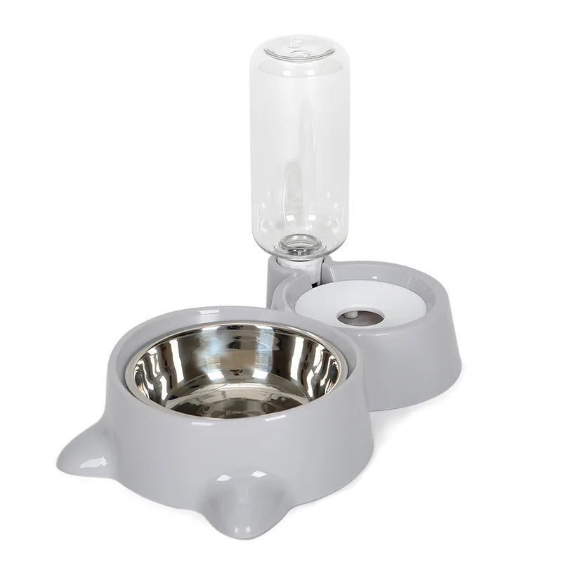 Automatic Water Dispenser and Food Bowl for Cats