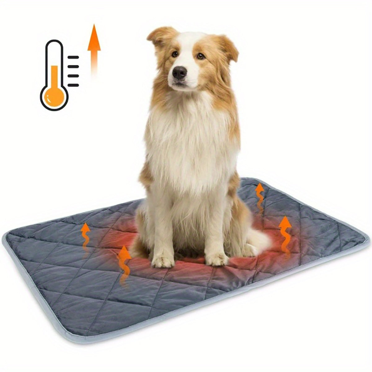 Non-Slip Warm Thermal Self-Heating Mat for Cats & Dogs (Easy Cleaning) Pets Possessions