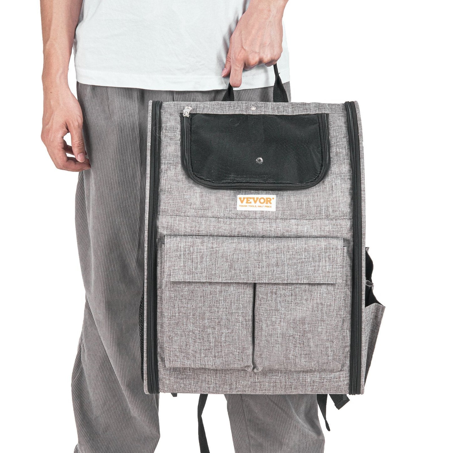 Rolling Pet Carrier with Removable Wheels for Cats & Dogs Pets Possessions