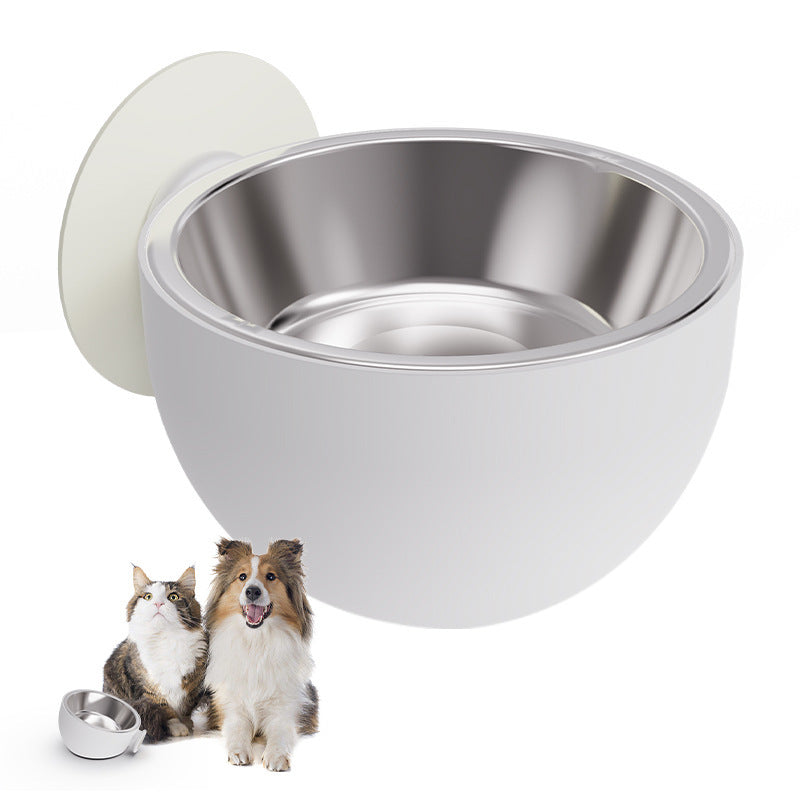 Feeding Bowl with Magnetic Suction Pets Possessions