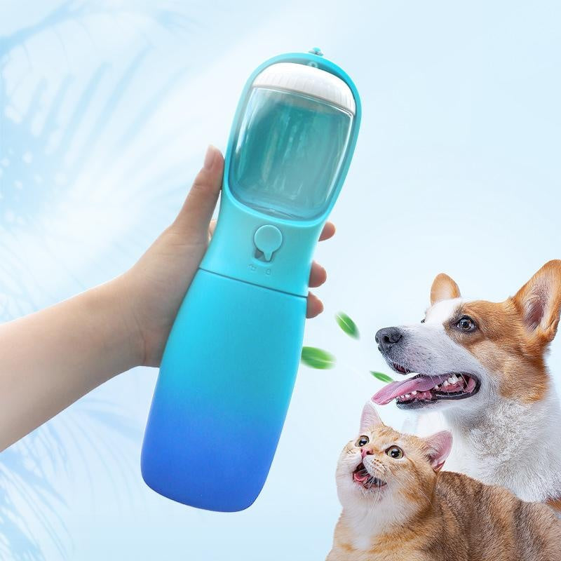 Avelora 19 oz Gradient Travel Water & Food Bottle for Dogs Pets Possessions