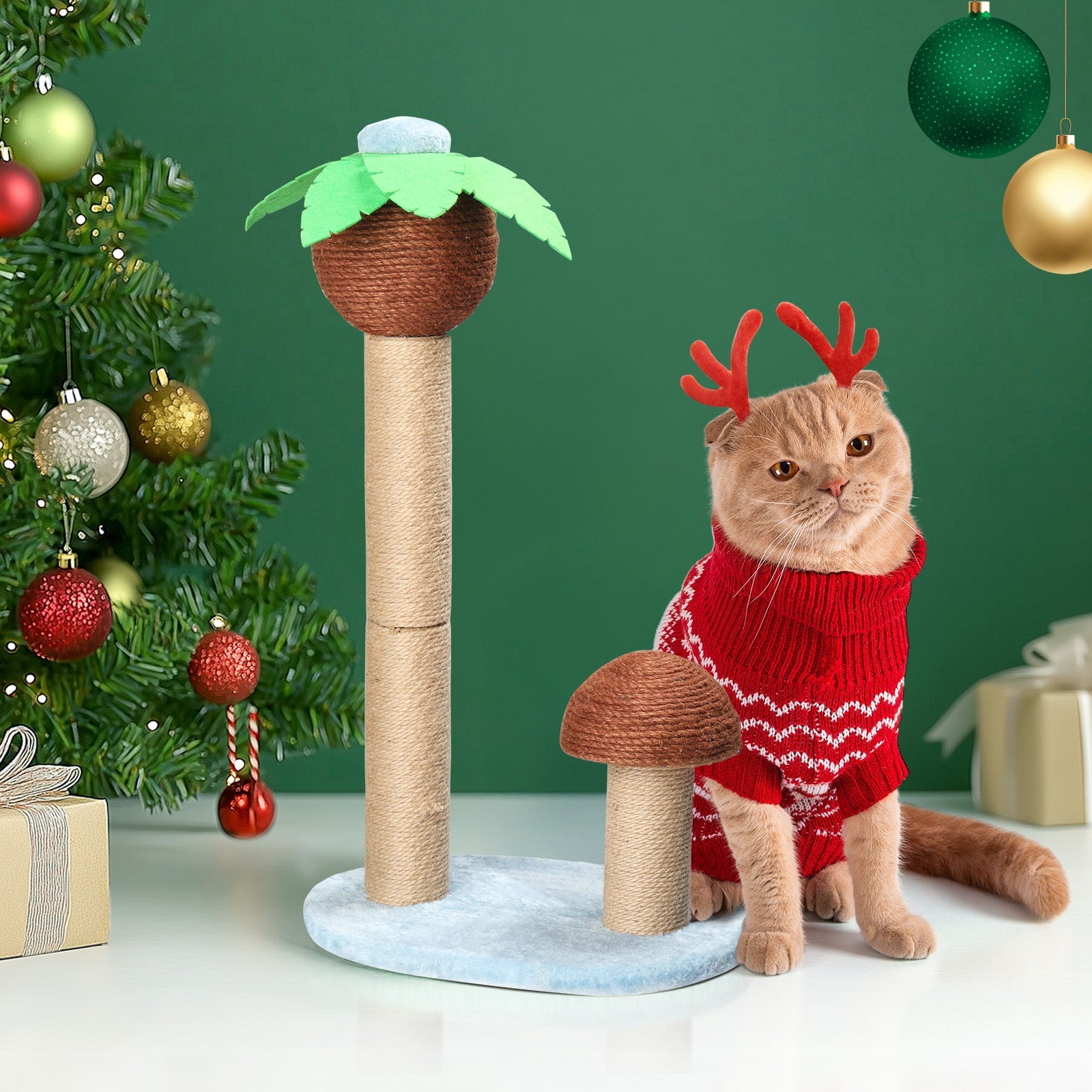 Palm Tree Pillar Sword Hemp Cat Scratching Post Pets Possessions