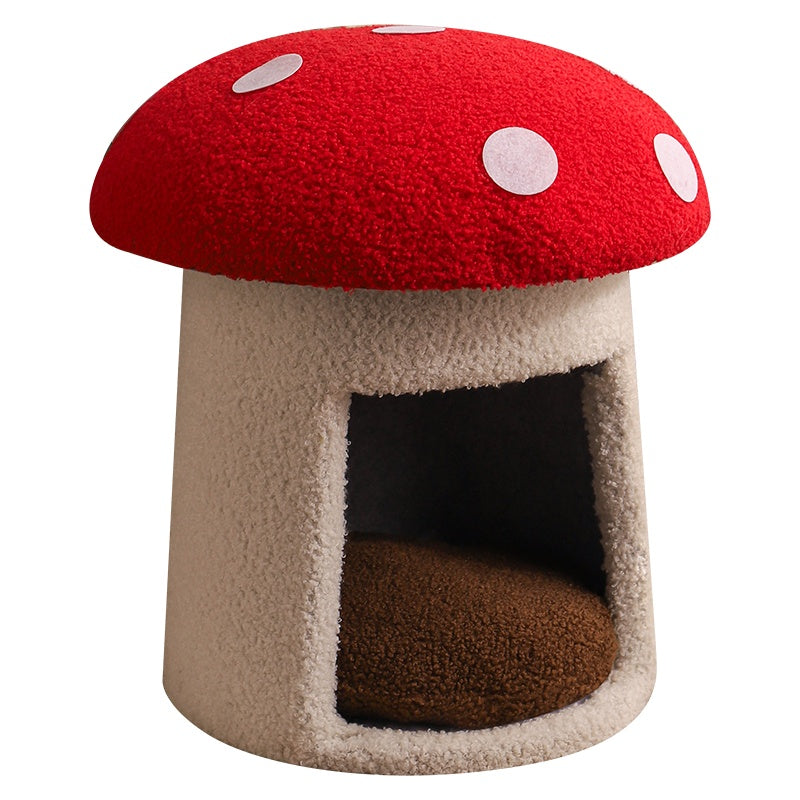Creative Umbrella Mushroom Cove for Cats & Dogs Pets Possessions