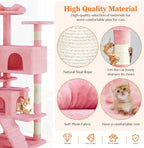 54” Multi-level Cat Tower with Sisal Grab Post Pets Possessions