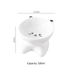 Small Ceramic Cute Feeding Bowl Set for Cats & Small Dogs Pets Possessions