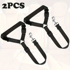 Vehicle Seat Belts Made of Wear-Resistant Materials for Dogs (Harness not Included)2 Pcs Pets Possessions