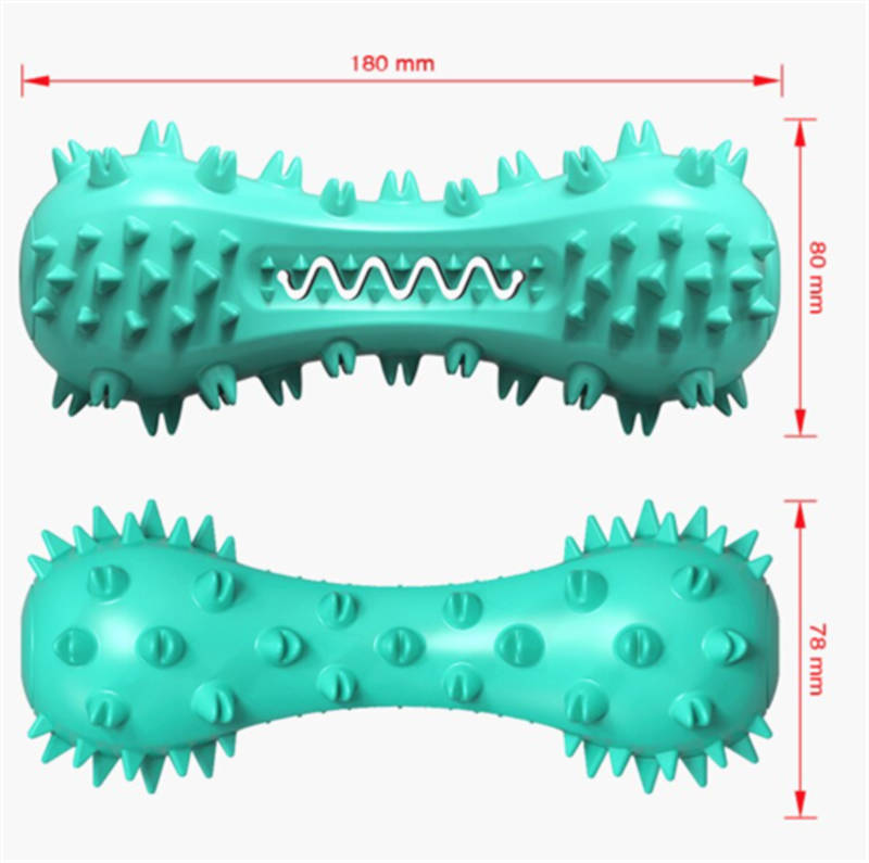 Rubber Molar Stick Oral Cleaning Chew Toy for Dogs (Durable for Aggressive Dogs) Pets Possessions