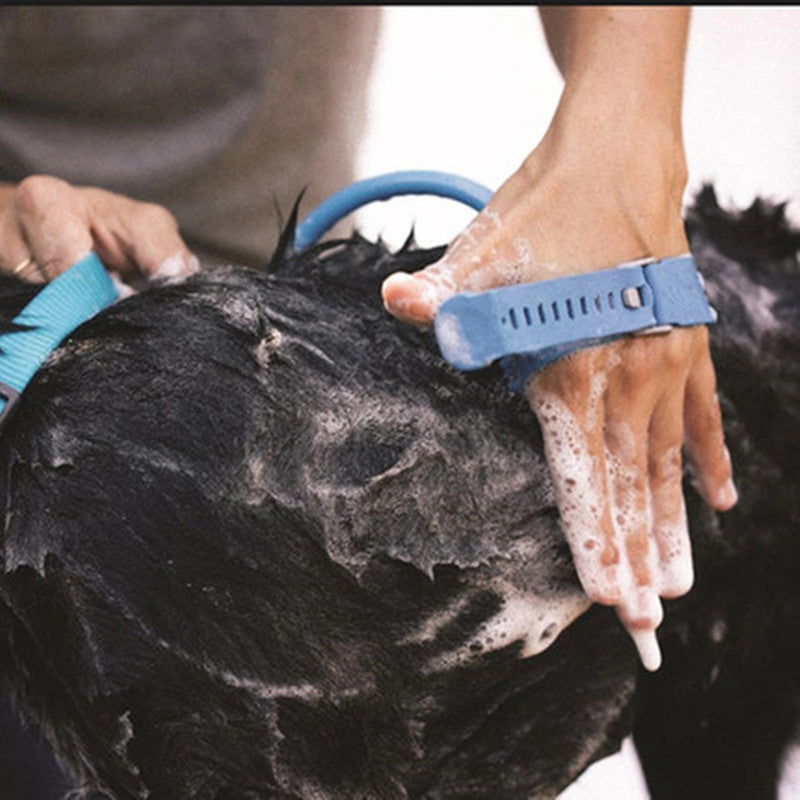 2-in-1 Pet Bathing Sprayer + Massager with Brush Tool for Cats & Dogs Pets Possessions