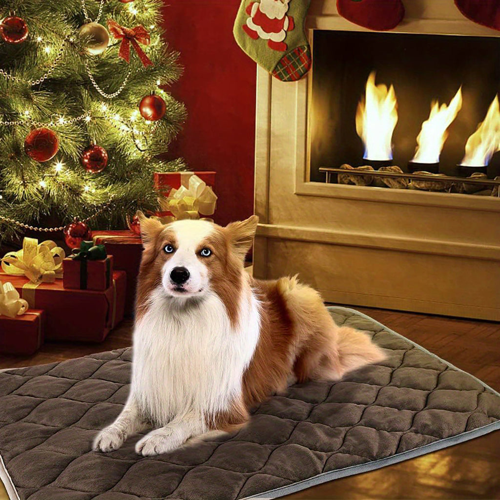 Non-Slip Warm Thermal Self-Heating Mat for Cats & Dogs (Easy Cleaning) Pets Possessions