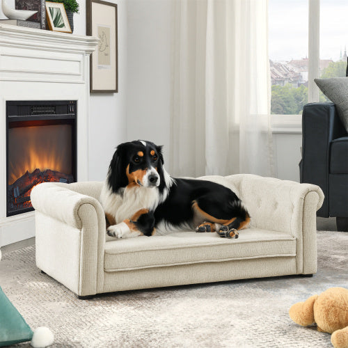 Elegant Rectangular Sofa Bed for Dogs Pets Possessions