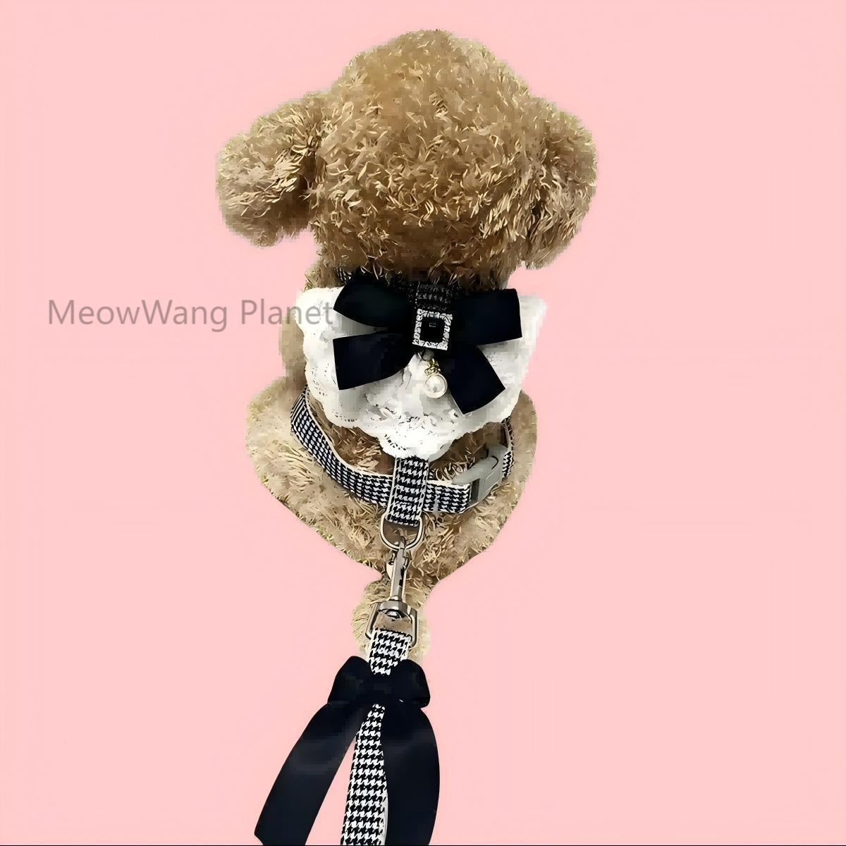 Luxury Lace Harness + Leash Set for Cats & Small Dogs Pets Possessions