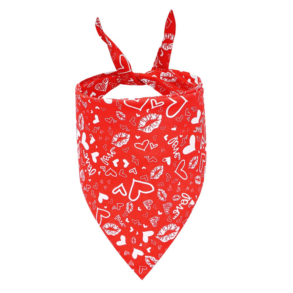 Valentine's Day Pet Scarf for Cats & Dogs Pets Possessions LLC