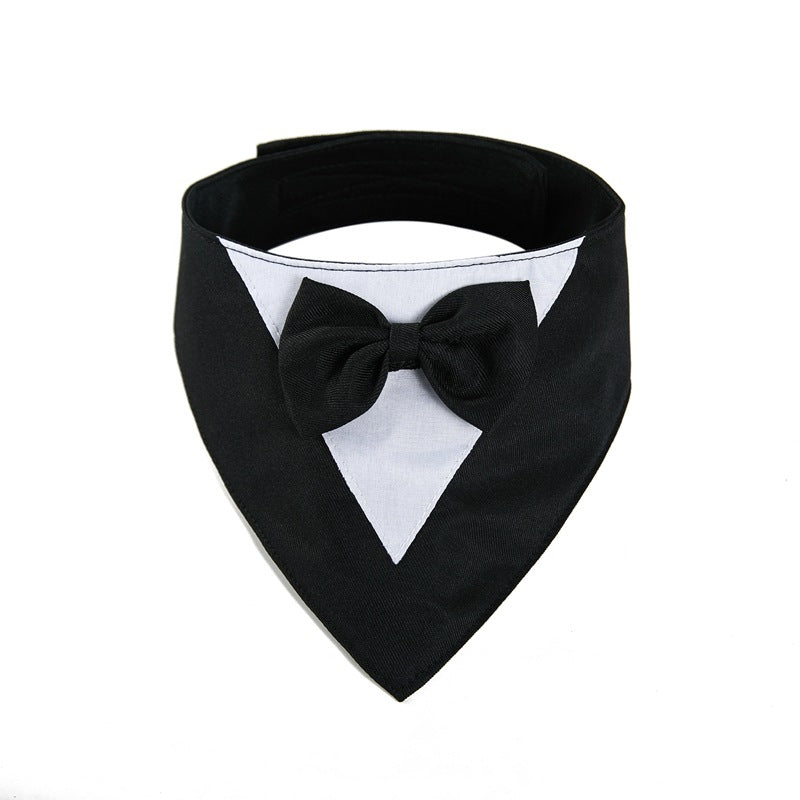 Special Occasions Fancy Triangular Collar Vests with Bow Tie for Cats & Dogs Pets Possessions LLC