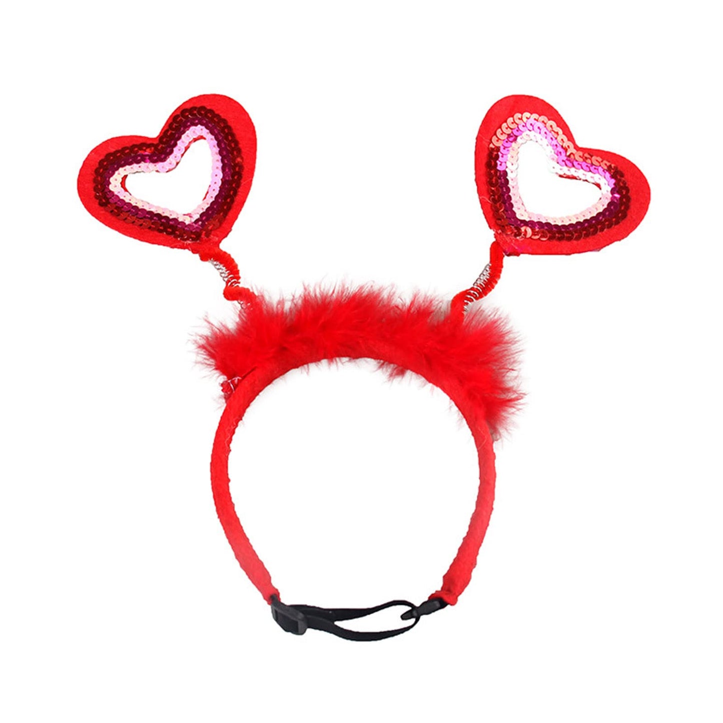 Valentine's Day Heart Headband Accessory for Cats & Dogs Pets Possessions LLC