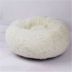 Plush, Soft Round Donut Bed for Cats & Small Dogs Pets Possessions