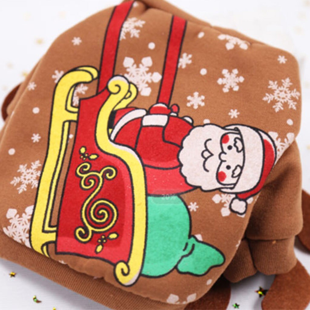 Reindeer Christmas Hoodie for Cats & Dogs Pets Possessions