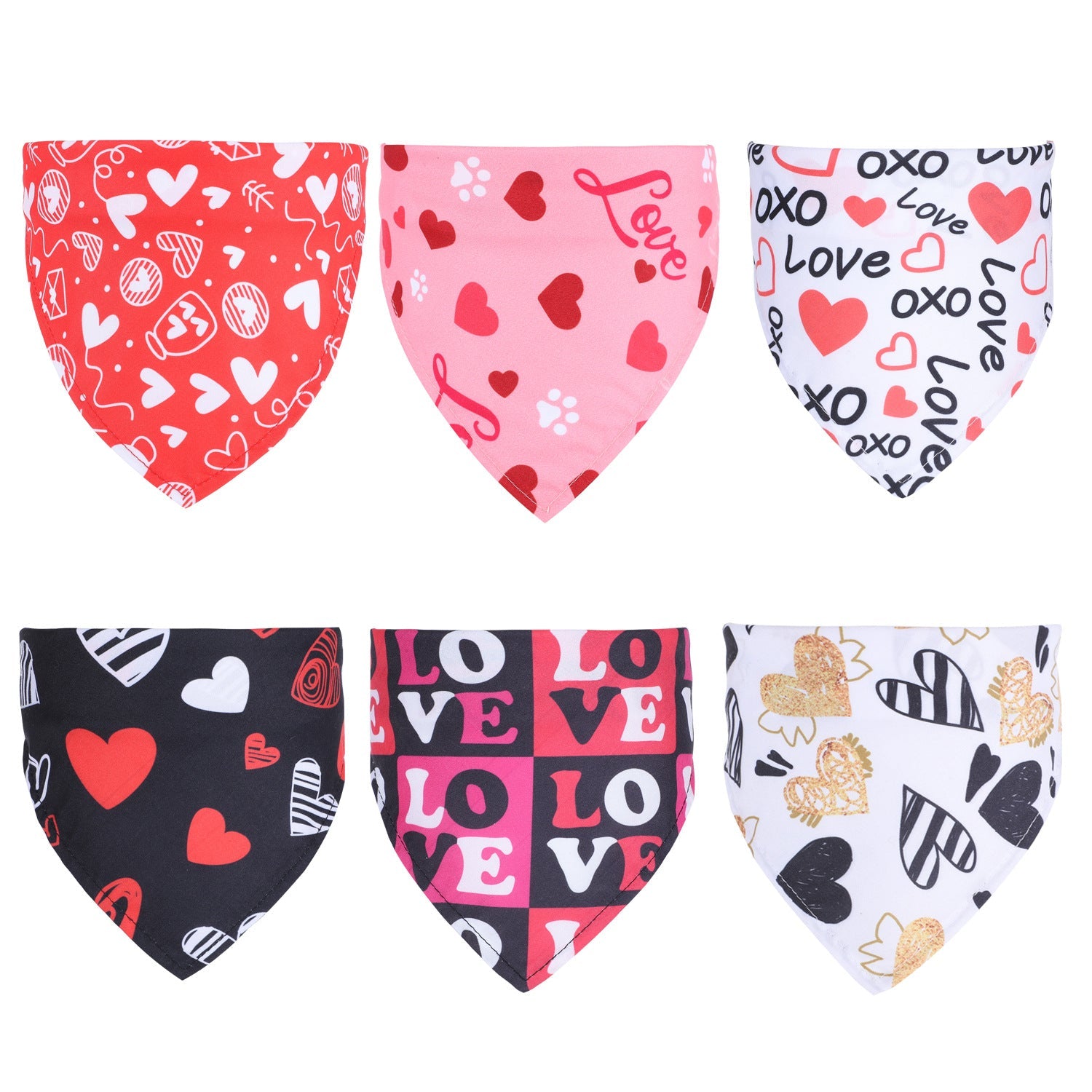 Valentine's Day scarves for Cats & Dogs Pets Possessions LLC
