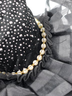 Elegant Black Studded Special Occasion Dress for Dogs & Cats Pets Possessions LLC