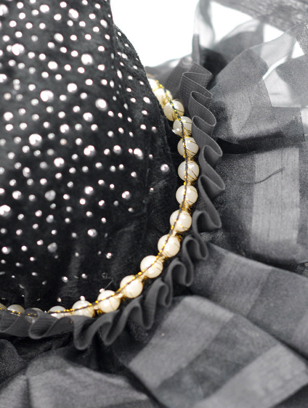 Elegant Black Studded Special Occasion Dress for Dogs & Cats Pets Possessions LLC