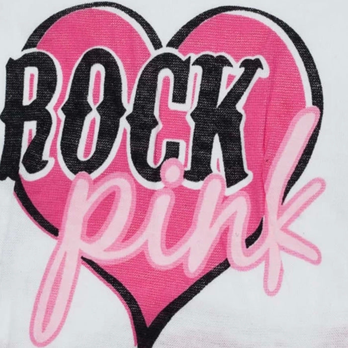 Rad Rock Pink Tee for Cats & Dogs Pets Possessions LLC