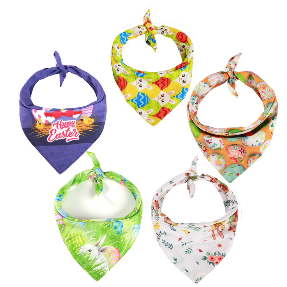 Cutsie Easter Egg Neck Scarves for Cats & Dogs Pets Possessions LLC
