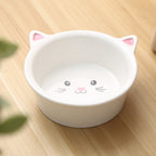 Small Ceramic Cute Feeding Bowl Set for Cats & Small Dogs Pets Possessions