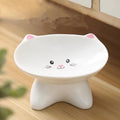 Small Ceramic Cute Feeding Bowl Set for Cats & Small Dogs Pets Possessions