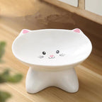 Small Ceramic Cute Feeding Bowl Set for Cats & Small Dogs Pets Possessions