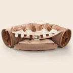 Fun Collapsible Cat Bed with Tunnel Pets Possessions