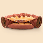 Fun Collapsible Cat Bed with Tunnel Pets Possessions