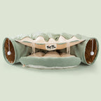 Fun Collapsible Cat Bed with Tunnel Pets Possessions