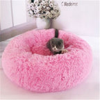 Plush, Soft Round Donut Bed for Cats & Small Dogs Pets Possessions