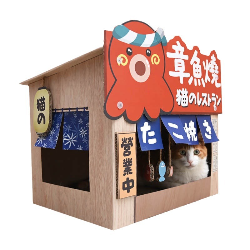 MissPet Takoyaki & Onsen Cat Scratcher Houses Pets Possessions LLC