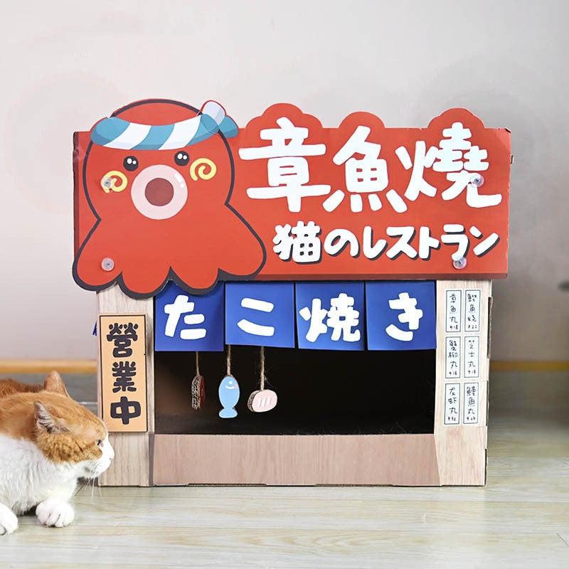 MissPet Takoyaki & Onsen Cat Scratcher Houses Pets Possessions LLC