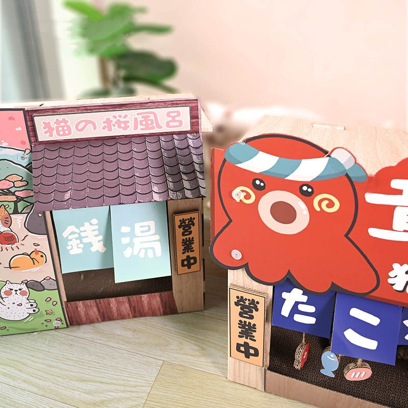 MissPet Takoyaki & Onsen Cat Scratcher Houses Pets Possessions LLC