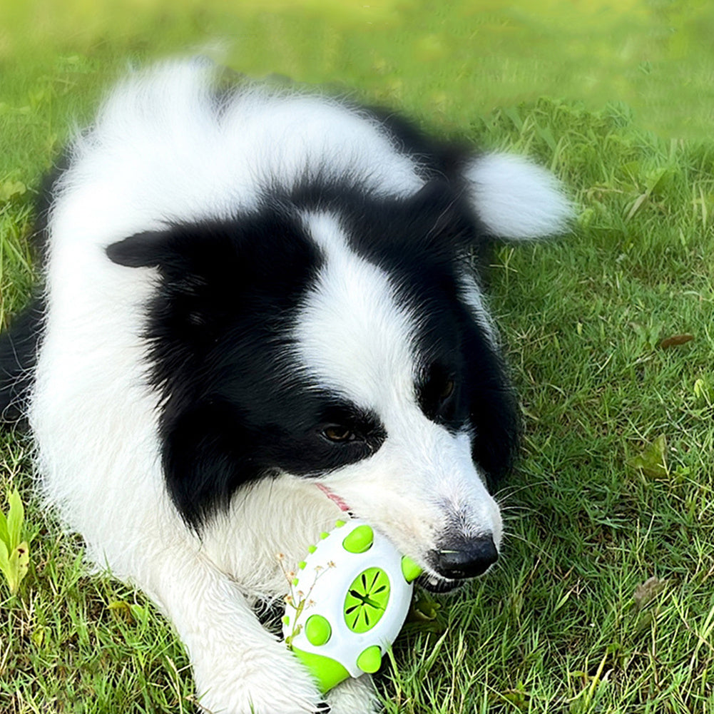 2-in-1 Hedgehog Chewing Ball Molarclean Teeth Cleaning and Food Dispenser Toy for Dogs Pets Possessions