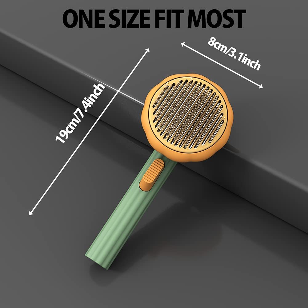 Pumpkin Grooming Slicker Brush for Cats & Dogs Pets Possessions