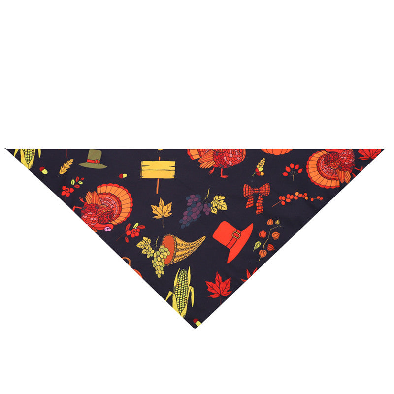 Autumn Harvest Thanksgiving Pet Scarves for Cats & Dogs Pets Possessions LLC